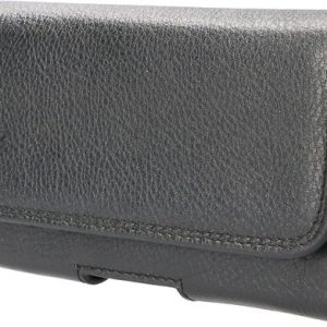 HEM (Rund) Leer Broekriem Hoesje – Geschikt voor Samsung A8S – Zwart – Broekriem telefoonhoesje HEM (Rund) Leer Broekriem Hoesje – Geschikt voor Samsung A8S – Zwart – Broekriem telefoonhoesje