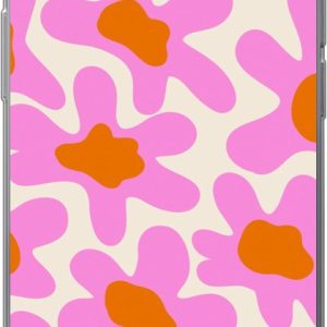 Hoesje – Bloem – Roze – Patronen – Siliconen Hoesje – Bloem – Roze – Patronen – Siliconen