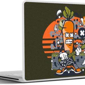 Laptop sticker – inch – Wortel – Gitaar – Retro Laptop sticker – inch – Wortel – Gitaar – Retro