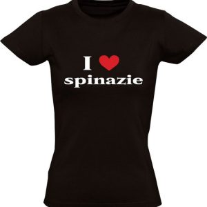 I Love Spinazie Dames T-shirt – eten – groente – diner – gezond I Love Spinazie Dames T-shirt – eten – groente – diner – gezond