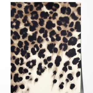 Leopard Print Patroon – Poster 60×80 cm sfeervolle wanddecoratie voor woonkamer en slaapkamer – Premium papier – Zonder lijst