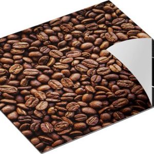 Chefcare Inductie Beschermer Bruine Koffiebonen – 59×52 cm – Afdekplaat Inductie – Kookplaat Beschermer – Inductie Mat