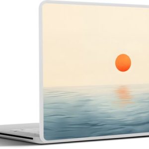 Laptop sticker – inch – Zon – Oranje – Zee – Laptopstickers – Laptop skin – Cover Laptop sticker – inch – Zon – Oranje – Zee – Laptopstickers – Laptop skin – Cover
