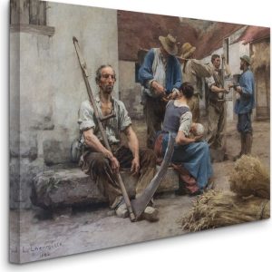 Léon Augustin Lhermitte – Paying the Harvesters – Het betalen van de oogsters (1882) – 2:3