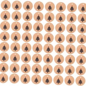 Kerst Cadeaulabels – Hangende Tags – Geschenken Versieren – Met Ophanggat – 200 Stuks – Diverse Kleuren Kerst Cadeaulabels – Hangende Tags – Geschenken Versieren – Met Ophanggat – 200 Stuks – Diverse Kleuren