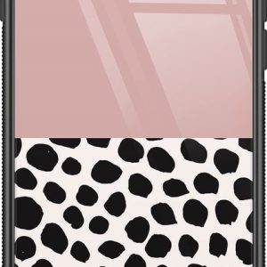 Casimoda® hoesje – Geschikt voor iPhone 8 Plus – Stippen roze – Luxe Hard Case Zwart – Backcover telefoonhoesje – Roze Casimoda® hoesje – Geschikt voor iPhone 8 Plus – Stippen roze – Luxe Hard Case Zwart – Backcover telefoonhoesje – Roze