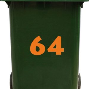 Kliko Sticker / Vuilnisbak Sticker – Nummer 64 – 14,7 25 Kliko Sticker / Vuilnisbak Sticker – Nummer 64 – 14,7 25