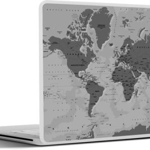 Laptop sticker – inch – wereldkaart – Laptopstickers – Laptop skin – Cover Laptop sticker – inch – wereldkaart – Laptopstickers – Laptop skin – Cover
