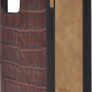 Geschikt voor iPhone 12 Pro Hoesje – iPhone 12 Pro hoesje Echt leer Back Cover P Case Croco Bruin Geschikt voor iPhone 12 Pro Hoesje – iPhone 12 Pro hoesje Echt leer Back Cover P Case Croco Bruin