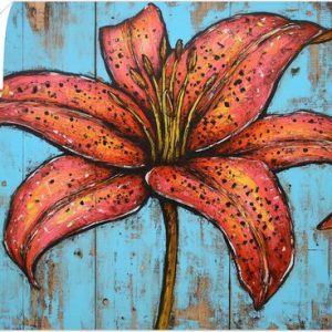 Lelie – buiten decoratie – schutting decoratie – Tuinposter