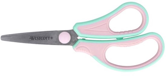 Westcott Kinderschaar Gripeeze 14cm – pastelroze / mint – AC-E21574 Westcott Kinderschaar Gripeeze 14cm – pastelroze / mint – AC-E21574
