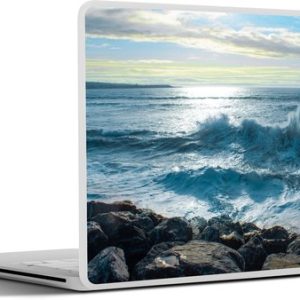Laptop sticker – inch – Zee – Stenen – Zon – Laptopstickers – Laptop skin – Cover