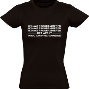 Programmeur Dames T-shirt Computer PC IT Grappig Shirt Programmeur Dames T-shirt Computer PC IT Grappig Shirt