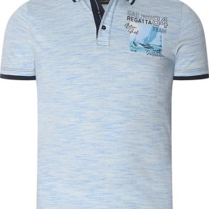 Jan Vanderstorm herren Poloshirt – lichtblauw