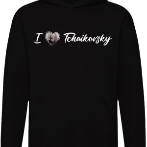 I Love Tchaikovsky Hoodie – unisex – muziek – componist – klassiek – trui I Love Tchaikovsky Hoodie – unisex – muziek – componist – klassiek – trui