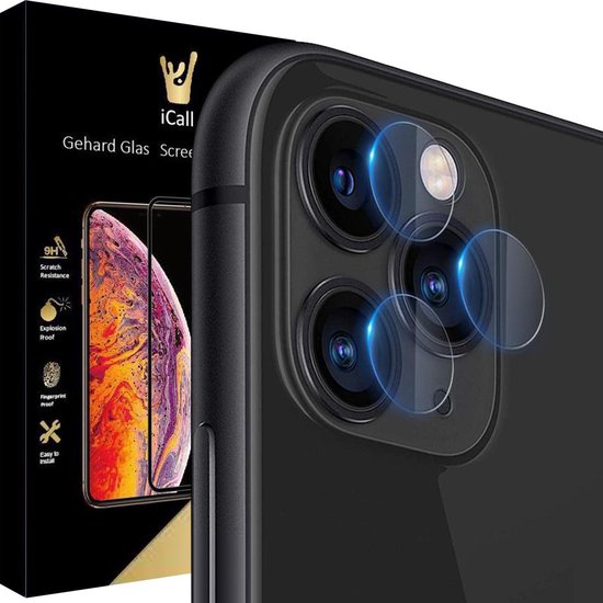Camera Screenprotector geschikt voor iPhone 11 Pro – Glas Screen Protector