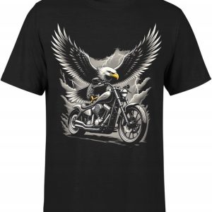 JHK – Motorfiets Chopper T-shirt – Adelaar Vrijheid – Mannen