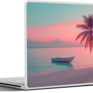 Laptop sticker – inch – Zee – Boot – Zonsondergang – Laptopstickers – Laptop skin – Cover