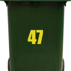 Kliko Sticker / Vuilnisbak Sticker – Nummer 47 – 21 17 Kliko Sticker / Vuilnisbak Sticker – Nummer 47 – 21 17