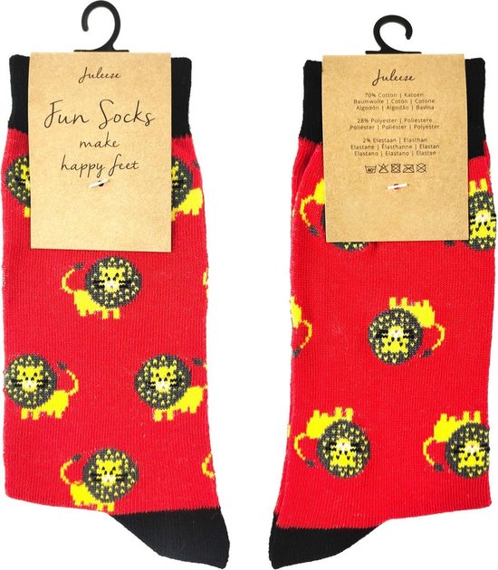 Juleeze Grappige Sokken Unisex Polyester Dames Heren Sokken Grappige Sokken