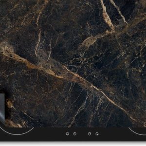 Chefcare Inductie Beschermer Abstracte Kunst – Goud Marmer – 91,6×52,7 cm – Afdekplaat Inductie – Kookplaat Beschermer – Inductie Mat