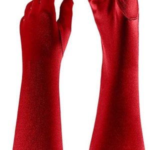 Lange handschoenen satijn 40 one