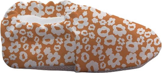 ZOMER Baby Slofjes, Pantoffels, Sloffen, Zacht Katoenen – Bloem Op Bruin EU 24-25 ZOMER Baby Slofjes, Pantoffels, Sloffen, Zacht Katoenen – Bloem Op Bruin EU 24-25