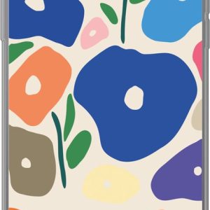 Hoesje – Bloem – Abstract – Bladeren – Siliconen Hoesje – Bloem – Abstract – Bladeren – Siliconen
