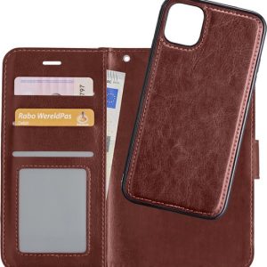 Hoes Geschikt voor iPhone Hoesje Bookcase Hoes 2-in-1 Uitneembaar Cover Hard Case Hoes Geschikt voor iPhone Hoesje Bookcase Hoes 2-in-1 Uitneembaar Cover Hard Case