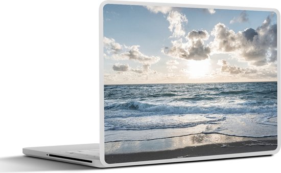 Laptop sticker - inch - Zee - Wolken - Duitsland - Laptopstickers - Laptop skin - Cover
