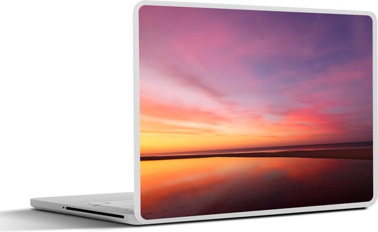 Laptop sticker - inch - Zee - Kleuren - Zon - Laptopstickers - Laptop skin - Cover