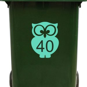 Kliko Sticker / Vuilnisbak Sticker – Nummer 40 – 17 22