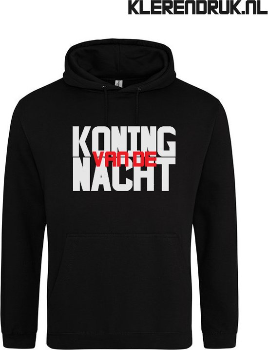 | Hoodie | Sweater | Capuchon | Trui | Hooded | Print | | Feest | Carnaval | Party | Zwart |