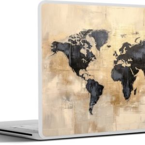 Laptop sticker – inch – Wereldkaart – Goud – Zwart – Abstract – Laptopstickers – Laptop skin – Cover Laptop sticker – inch – Wereldkaart – Goud – Zwart – Abstract – Laptopstickers – Laptop skin – Cover