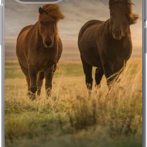 Geschikt voor hoesje – Paarden – Lucht – Gras – Siliconen Telefoonhoesje Geschikt voor hoesje – Paarden – Lucht – Gras – Siliconen Telefoonhoesje