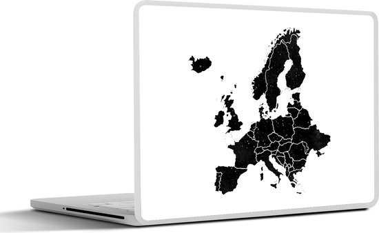 Laptop sticker - inch - zwart - Laptopstickers - Laptop skin - Cover