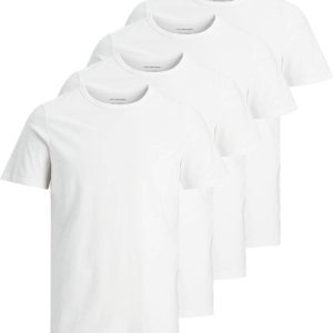 Jack&Jones T-shirt JACBASIC CREW NECK TEE 2PK Verpakking van 4