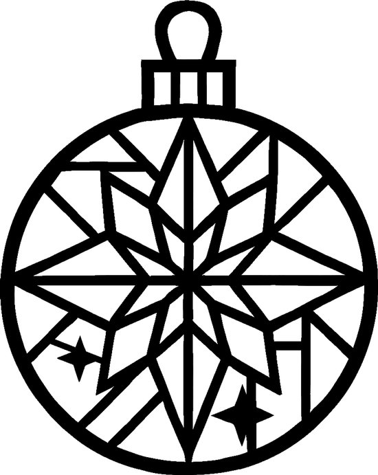 Wanddecoratie - geometrische line-art - feestdagen - kerstdecoratie
