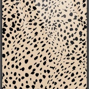 Casimoda® hoesje – Geschikt voor iPhone 13 – Stippen bruin abstract – Luxe Hard Case Zwart – Backcover telefoonhoesje – Bruin/beige Casimoda® hoesje – Geschikt voor iPhone 13 – Stippen bruin abstract – Luxe Hard Case Zwart – Backcover telefoonhoesje – Bruin/beige