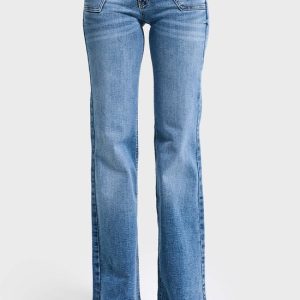 FLARE LOW RISE JEANS FLARE LOW RISE JEANS