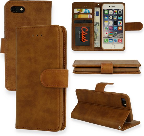 Apple iPhone SE 2022 Hoesje - Luxe Portemonnee Book Case