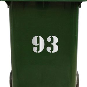 Kliko Sticker / Vuilnisbak Sticker – Nummer 93 – 15,7 25 Kliko Sticker / Vuilnisbak Sticker – Nummer 93 – 15,7 25