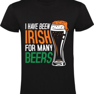 I have been Irish for many beers Heren T-shirt | St. Patrick’s Day | Bier | Alcohol | Drank | Kroeg | Feest | Zwart I have been Irish for many beers Heren T-shirt | St. Patrick’s Day | Bier | Alcohol | Drank | Kroeg | Feest | Zwart