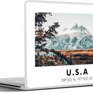 Laptop sticker – inch – Amerika – Bergen – Winter – Bos – Laptopstickers – Laptop skin – Cover Laptop sticker – inch – Amerika – Bergen – Winter – Bos – Laptopstickers – Laptop skin – Cover