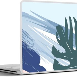 Laptop sticker – inch – Zomer – Blad – Blauw Laptop sticker – inch – Zomer – Blad – Blauw