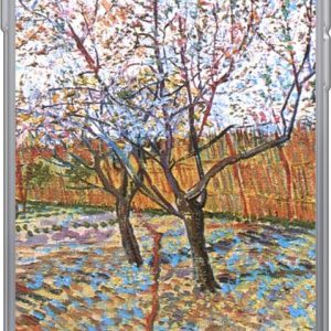 Hoesje – Bloeiende perzikboom – Vincent van Gogh – Siliconen Hoesje – Bloeiende perzikboom – Vincent van Gogh – Siliconen