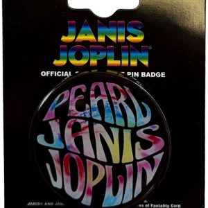 Janis Joplin Pearl Emblem Colour – Pin