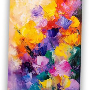 Abstract – Bloemen canvas kunst – Schilderijen canvas – Abstract – Schilderij – canvas Abstract – Bloemen canvas kunst – Schilderijen canvas – Abstract – Schilderij – canvas